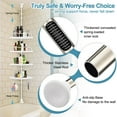 thumbnail image 4 of OLIYNEDY 39-125 inch Rustproof  Bathtub Storage Organizer with 4 Adjustable Baskets-White, 4 of 7