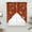 Red, variant on Japanese Style Swag Valances for Windows, Kitchen Curtains 36 Inch Length 2 Panels Set, Vintage Cranes Ocean Wave Black Grey Short Curtains for Small Windows Rod Pocket Cafe Curtains Drapes 28"x36"