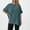 Green, variant on ZZwxWA Womens Tops Knitted Short Batwing Sleeve , Oversized Loose-Fit Shirt, Fall Summer Plus Size Tunic Sweater Women's Solid Color Tshirts