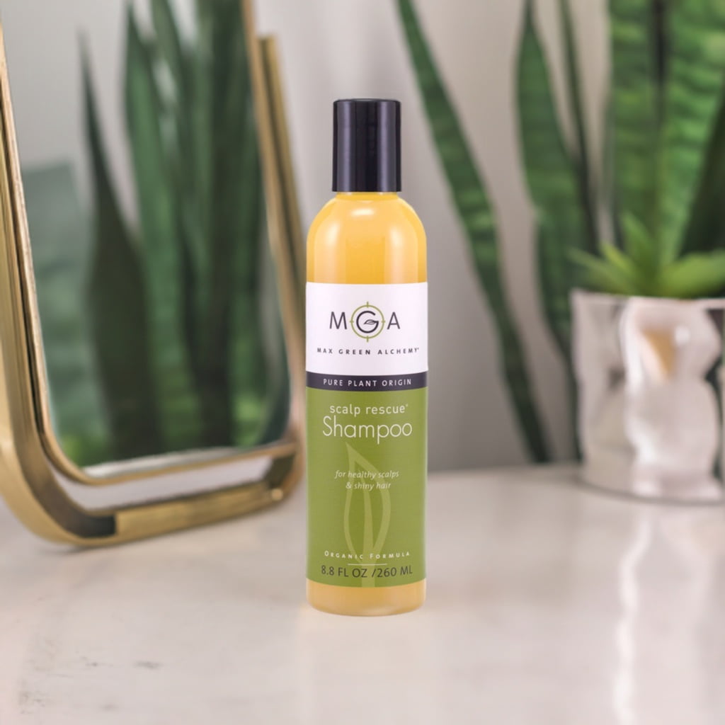 Scalp Rescue Shampoo ( 8.8 fl oz Bottle), Hydrating, Unisex, All Hair Types : Max Green Alchemy
