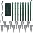 thumbnail image 2 of vidaXL Fence Garden Barrier Fence Metal Fence Wire Mesh Fencing Steel Green, 2 of 4