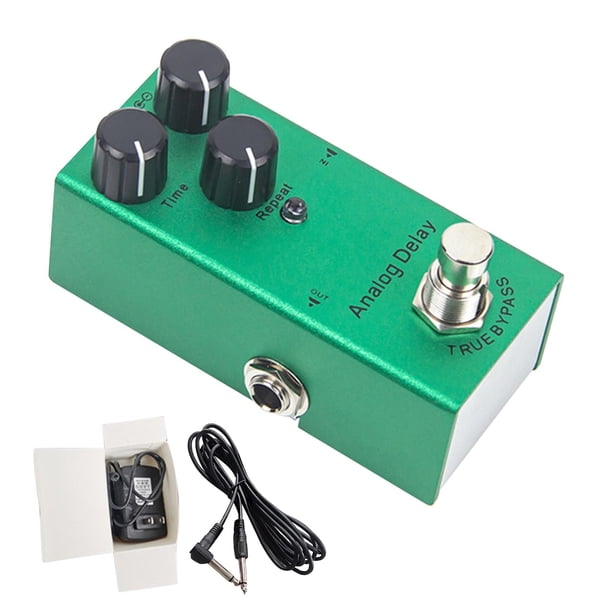 Efectos de guitarra Metal Distortion Overload Reverb Coro Efectos de sonido Accesorios para instrumentos Verde