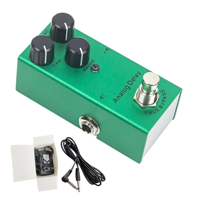 Pédale d'Effets de Réverbération et Chorus en Métal, Processeur de Son Multifonction pour Guitare Électrique, Surcharge Réglable, Réverbération Riche, Chorus, Boîtier en Métal Durable pour Enregistrement