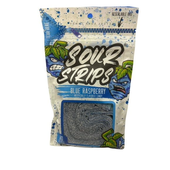 Sour Strips Blue Raspberry 3.40OZ