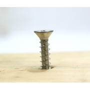 Bolt Dropper #4 x 1-1/4 Stainless Flat Head Phillips Wood Screw, (100 pc), 18-8 (304) Stainless Steel Screws by Bolt Dropper