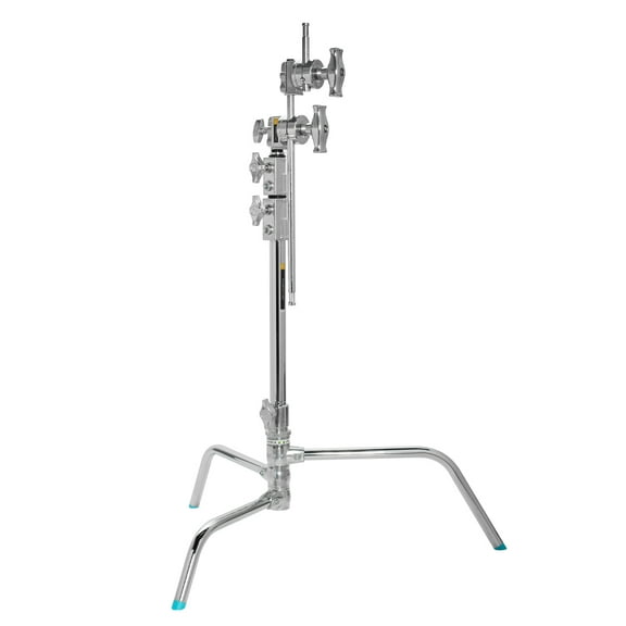 Flashpoint 20" Quick Release Turtle Base C-Stand Kit with 2.5" Grip Head & 20" Grip Arm (Chrome)