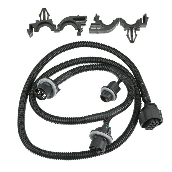 Unique Bargains 1 Set Driver Side Tail Lamp Wiring Harness for Chevrolet Silverado 1500 2014-2015 Black