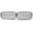 Silver, variant on Grille Front Replacement Kidney Grill Diamond Meteor Style Chrome Black Compatible With For BMW F15 X5 X6 F16 2014-2018