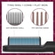 thumbnail image 2 of Peine para cabello liso Rizador de cabello liso Férula de doble uso Cabello con iones negativos Electrodomésticos para el hogar, 2 of 5
