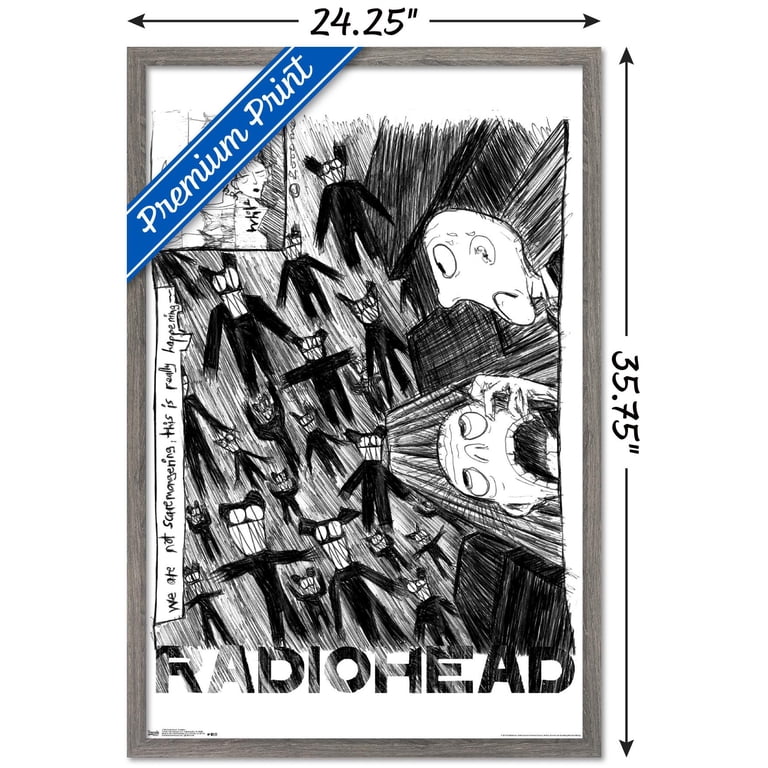 Radiohead - Scribble Wall Poster, 22.375