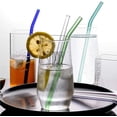 thumbnail image 7 of Bybiment Bent Drinking Straws, Set of 12 Bent Straws with 2 Cleaning , Shatter-Resistant, Straws (12 Pack), 7 of 7