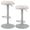 Grey, variant on Patiojoy Height-Adjustable Kitchen Bar Stools Bar Stools Set of 2 Green