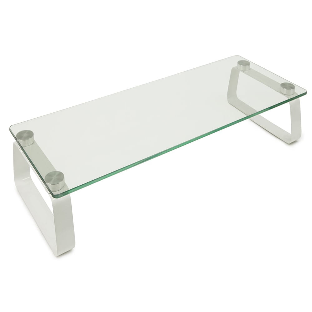 MountIt! Glass Monitor Stand Fits 17"27" Computer Screens 44LBS