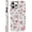 Green leaf, variant on Blue Flower Case for iPhone 7 Plus 5.5'', Vintage Cute Floral Phone Case, Girly Trendy Exquisite TPU Shockproof 2-in-1 Double Protective Cover for Girls Women, Blue&White