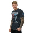 thumbnail image 3 of PATRIOTS & TRAITORS -  MEN Fitted T-shirt (Midnight Navy, L), 3 of 4