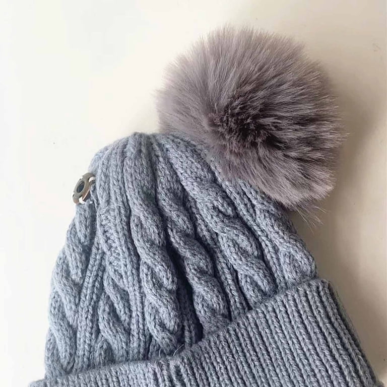 Kids Winter Hat Gloves Scarf Set,Girls Toddler Children Hats Beanie with Pom Kids Winter Hat Gloves Scarf Set,Girls Toddler Children Hats  main image 4
