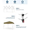 thumbnail image 4 of Carpa Desplegable 10x10 Pies – Toldo 8x8 Pies – Refugio Portátil – Incluye Bolsa de Transporte – Patio, Jardín, Playa y Campamento, 4 of 7