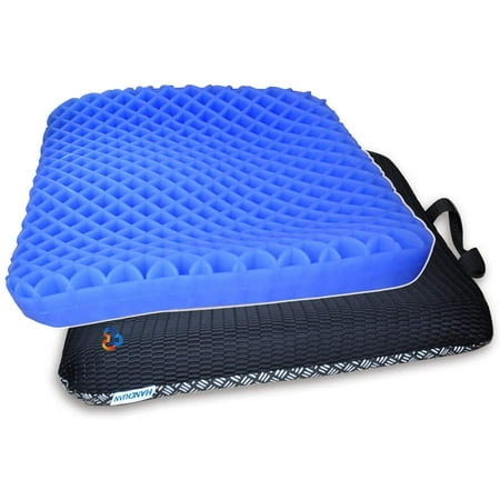 IGUOHAO Gel Seat Cushion Extra Firm & Thick Sitter Cushion with ...