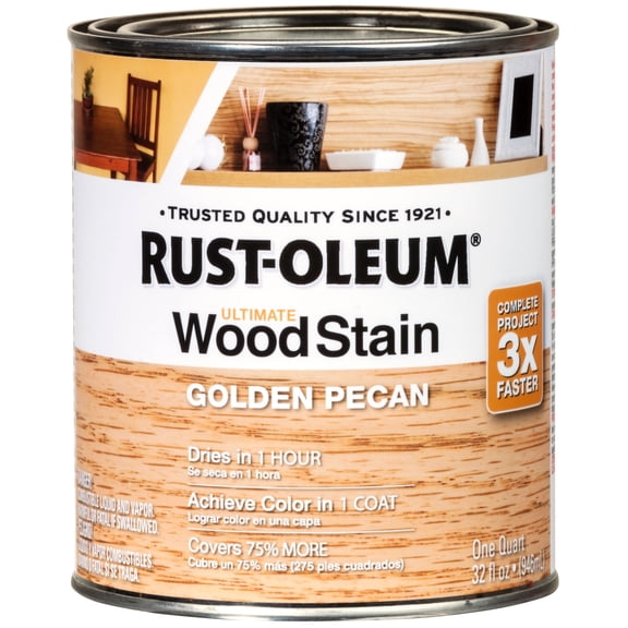 Golden Pecan Rust-Oleum Ultimate Wood Stain, Qt