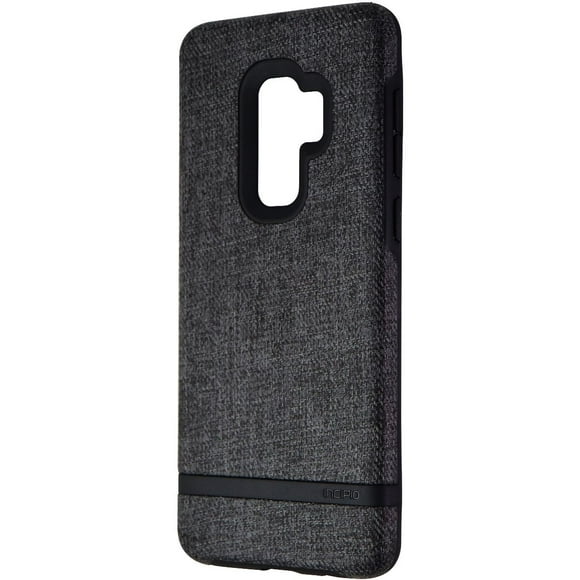 Incipio Esquire Coque Rigide en Tissu pour Galaxy S9+ (Plus) - Gris Foncé/noir
