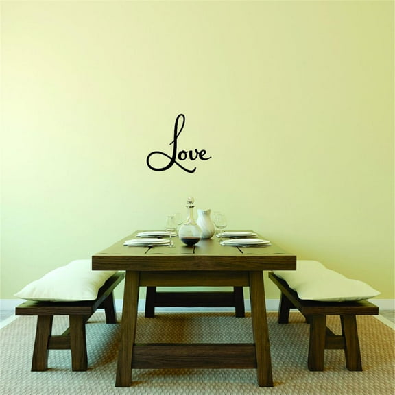 Custom Decals Love Quote 12x12"