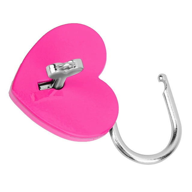 Heart Lock Metal Key 45x59mm, Exquisite Padlock for Household Decor, Craft Supplies