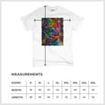 thumbnail image 5 of Tee Hunt Lovable Cat T-Shirt Dean Russo Colorful Felis Catus Men's Tee, White, 5X-Large, 5 of 5