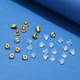 thumbnail image 5 of Rubber Earring Backs for Studs 28Pcs/Silicone Earring Backs Screw on Earring Backs 925 Sterling Silver Locking Earring Backs for Studs 14K Gold Plated Hypoallergenic, 5 of 5