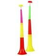 thumbnail image 2 of 2pcs Colorful Trumpet Toy Portable Plastic Small Trumpet Football Game Cheering Telescopic Trumpets, 2 of 8