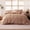 Brown, variant on Sleep Zone Queen Cationic Microfiber Duvet Cover Set, Gray, Soft & Breathable