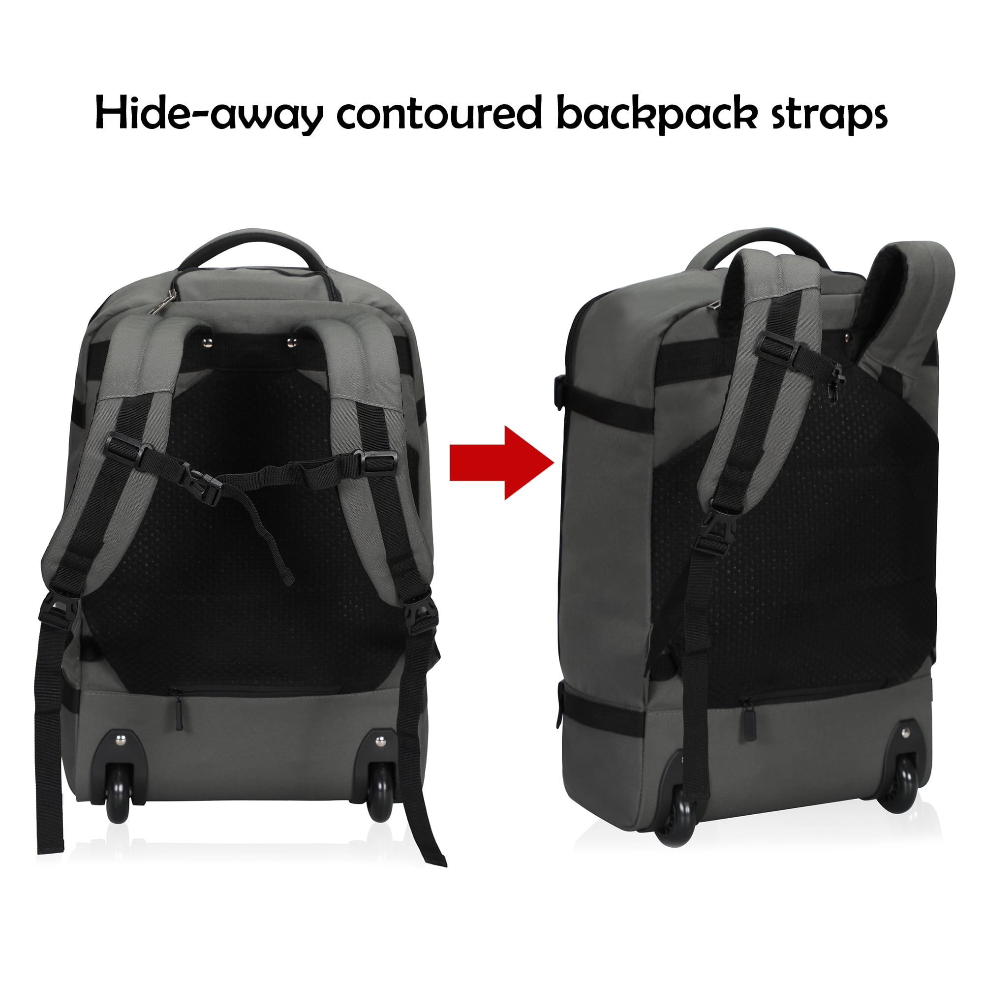 hynes eagle 42l rolling backpack