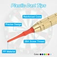 thumbnail image 5 of Uxcell 2BA Thread Plastic Soft Dart Tips Replacement Dart Accessories, Red 90 Pack, 5 of 7