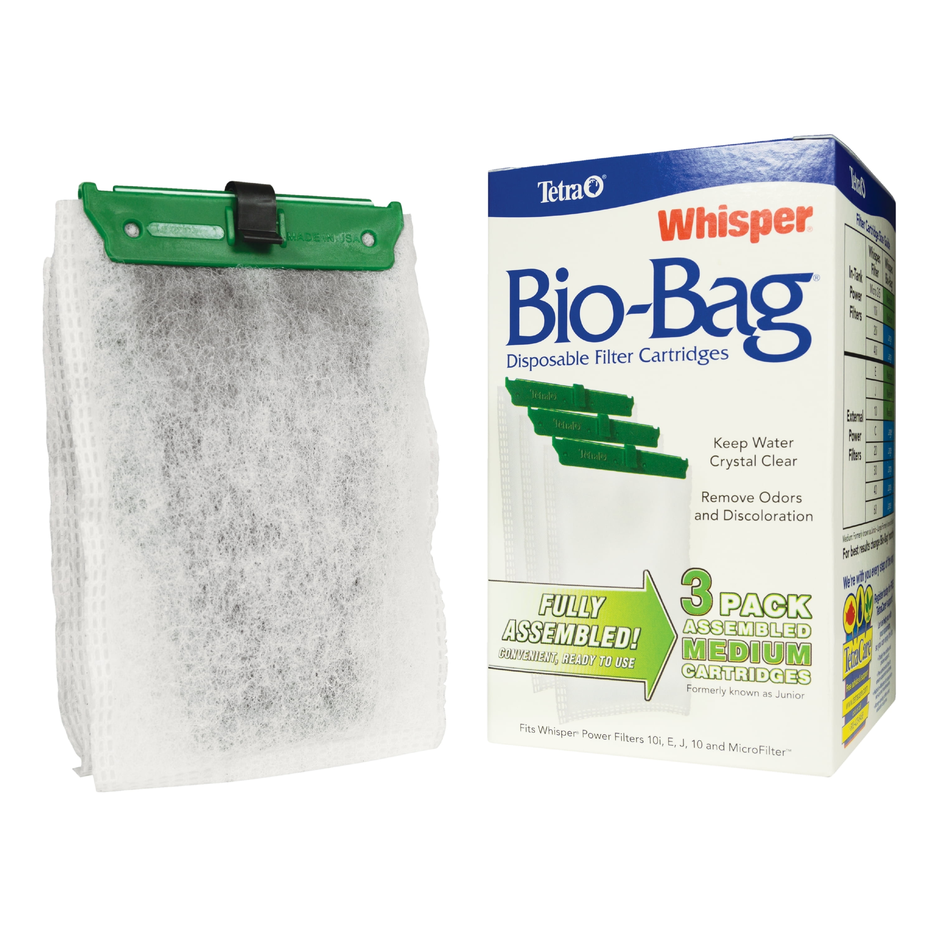 Tetra Whisper Bio Bag 20-60 Filter Cartridges (3 ct)