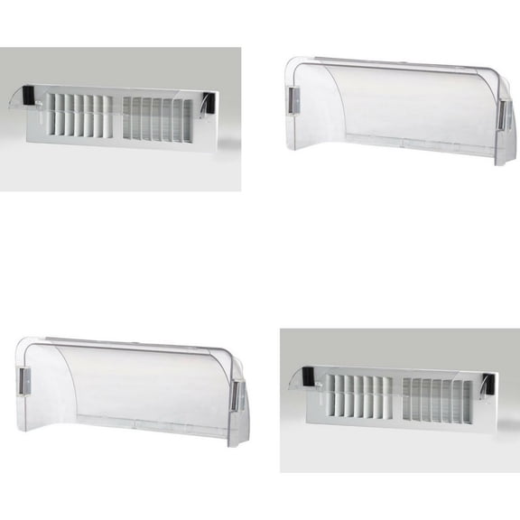 HD7 Premium Unbreakable Air Deflector Model HD7 - Airflow Control - 4 Pack