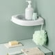 thumbnail image 2 of Wall Mounted Triangular Corner Shelf, Bathroom Organizer, Shampoo Cosmetic Storage Shelf, 2 of 5