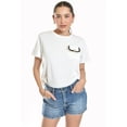 thumbnail image 4 of Blusa con detalle de bolsillo Roman Fashion /Juvenil, 5111 (Blanco) blanco M, 4 of 5
