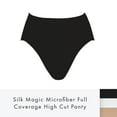 thumbnail image 2 of Elita Women's 'Silk Magic' Microfiber High Cut Full Coverage Panty, 2 of 5