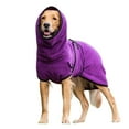 thumbnail image 3 of Winter Cute Pet Clothes For Dogs, Thick Warm Autumn Winter Apparel With Multiple Sizes (2L, 3L, 4L, 5L), Purple Color Dog Outfit With Hooded Design, 3 of 7
