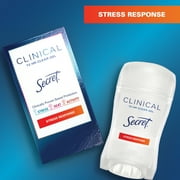 Secret Clinical Antiperspirant and Deodorant for Women Clear Gel, Stress Response, 1.6 oz