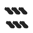 thumbnail image 3 of Hanes Women's No Show Socks 6-Pack Premium Performance Cushioned Black sz 5-9, 3 of 5