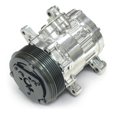 thumbnail image 1 of P412 Sanden 7176 Chrome AC Compressor with Serpentine Pulley, 1 of 1