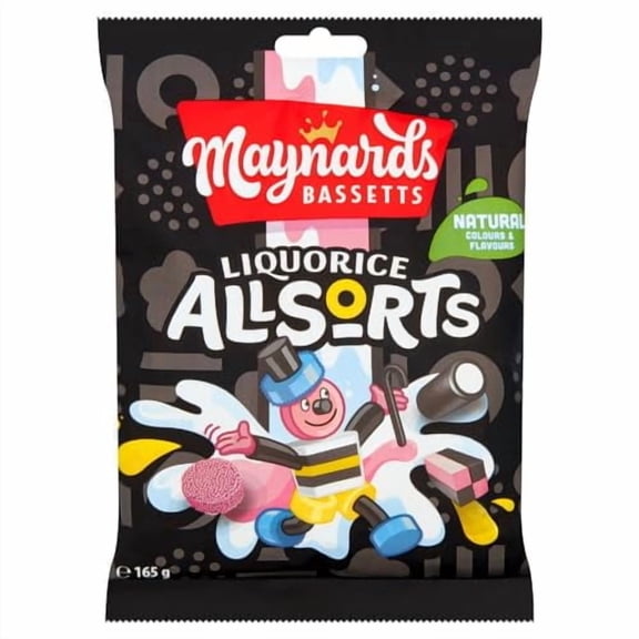 Bassetts Liquorice Allsorts 165g - MDA05 Pack of 4