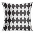 thumbnail image 1 of RYLABLUE Housse de Coussin Art Abstrait Argyle Noir et Blanc Diagonale, 1 of 1