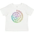 thumbnail image 3 of Inktastic Pi Day Pi Numerals in Rainbow Spiral Boys or Girls Baby T-Shirt, 3 of 5