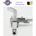 thumbnail image 3 of Aquaiaw Wall Mount Square Shower Arm, 8”, Brass, Polished Chrome, NPT, 3 of 6