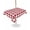 Red, variant on Outdoor Table Cloth with Umbrella Hole and Zipper, Farmhouse Red Plaid Waterproof Round Tablecloth 54 Inch, Rustic Red White Checkered Washable Table Cover for Outside Party Patio Picnic