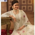 thumbnail image 3 of South Asian Wear Pakistani Salwar Kameez Dress Indian Designer Anarkali Gown Suits ( White, XS - 36 ), 3 of 7