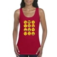 thumbnail image 1 of Womens Emoji Group Tank Top, 1 of 5