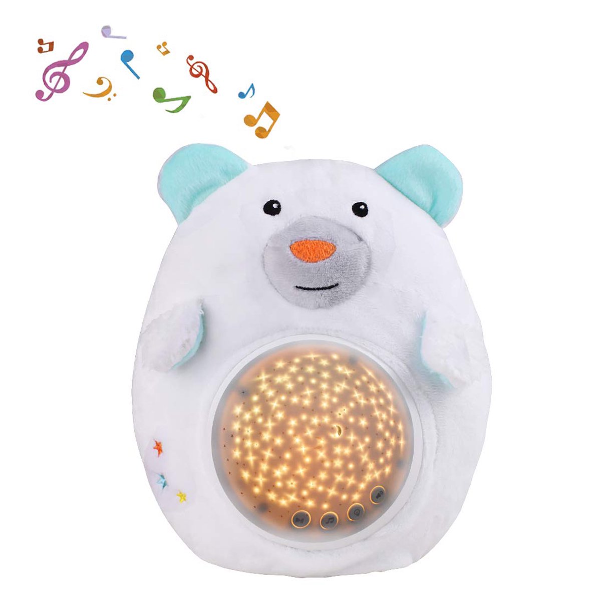 LSWDJ Baby Sleep Soother Toddler Sleep Aid Night Light with White Noise