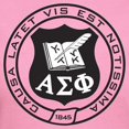 thumbnail image 3 of CafePress - Alpha Sigma Phi Black And White Seal T Shirt - Women's Traditional Fit Dark T-Shirt, 3 of 4